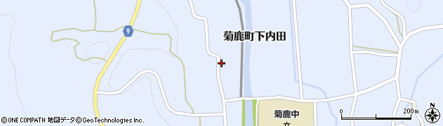 熊本県山鹿市菊鹿町下内田1814周辺の地図