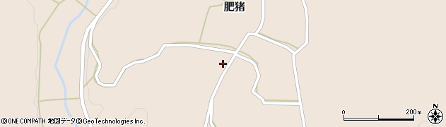 熊本県玉名郡南関町肥猪87周辺の地図