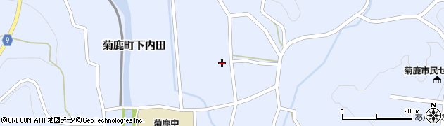 熊本県山鹿市菊鹿町下内田1606周辺の地図