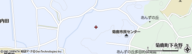 熊本県山鹿市菊鹿町下内田646周辺の地図