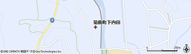 熊本県山鹿市菊鹿町下内田1794周辺の地図