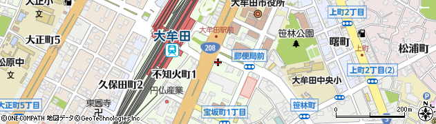 株式会社駅前不動産ＪＲ大牟田店周辺の地図
