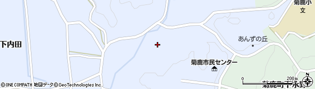 熊本県山鹿市菊鹿町下内田635周辺の地図