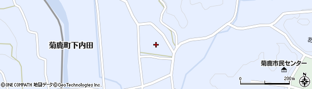 熊本県山鹿市菊鹿町下内田1657周辺の地図