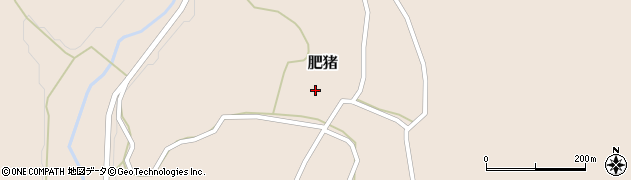 熊本県玉名郡南関町肥猪68周辺の地図