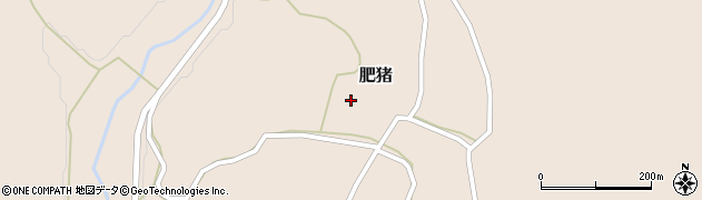 熊本県玉名郡南関町肥猪72周辺の地図
