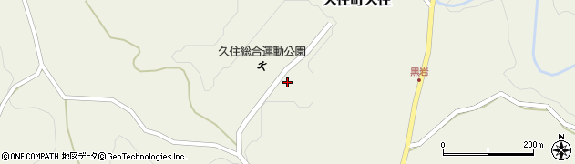 竹田市久住総合運動公園体育館周辺の地図