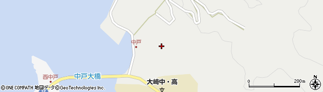 長崎県西海市大島町（中戸）周辺の地図
