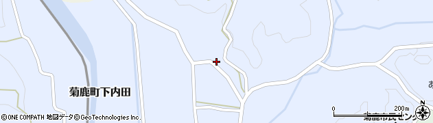 熊本県山鹿市菊鹿町下内田1532周辺の地図