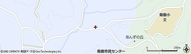 熊本県山鹿市菊鹿町下内田1179周辺の地図