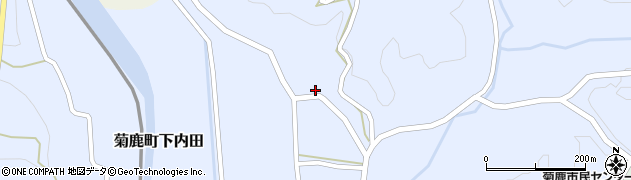 熊本県山鹿市菊鹿町下内田1533周辺の地図