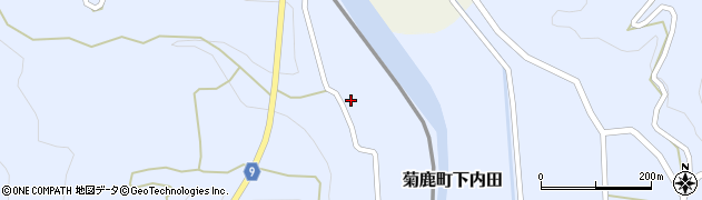 熊本県山鹿市菊鹿町下内田1769周辺の地図