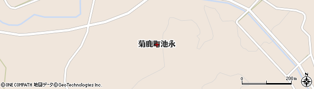 熊本県山鹿市菊鹿町池永周辺の地図