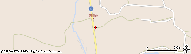 熊本県玉名郡南関町豊永3293周辺の地図