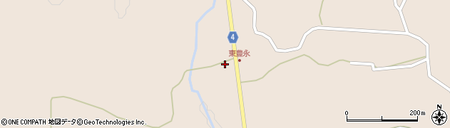 熊本県玉名郡南関町豊永3224周辺の地図