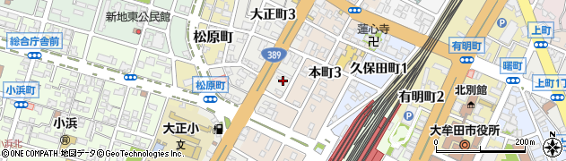 トヨタレンタリース博多大牟田店周辺の地図