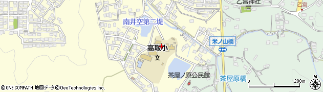 大牟田市　高取学童保育所周辺の地図