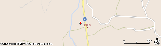 熊本県玉名郡南関町豊永3300周辺の地図