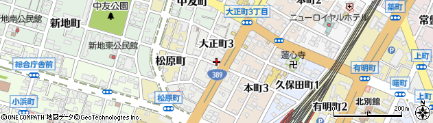 株式会社キューオキ　大牟田営業所周辺の地図