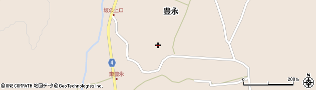 熊本県玉名郡南関町豊永3772周辺の地図
