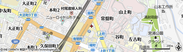 玉泉院大牟田斎場周辺の地図