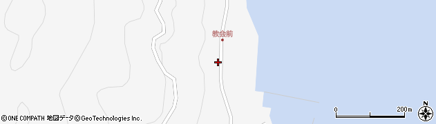 長崎県南松浦郡新上五島町網上郷627周辺の地図