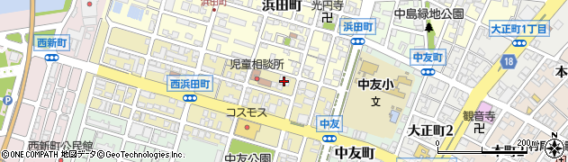 平岡電気株式会社　大牟田営業所周辺の地図