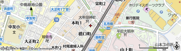 株式会社チューケン日本医薬中央研究所　大牟田ラボ周辺の地図