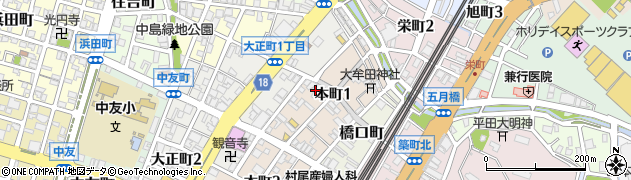 生眼堂銀座店周辺の地図