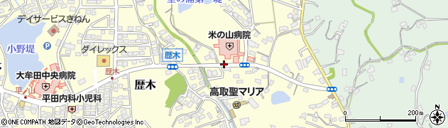 米の山病院前周辺の地図