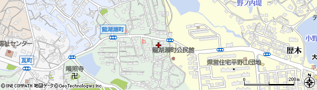 大牟田竜湖瀬郵便局 ＡＴＭ周辺の地図