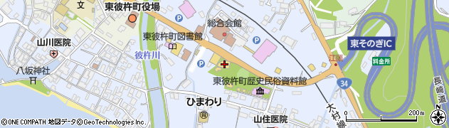 道の駅彼杵の荘　弁当部周辺の地図