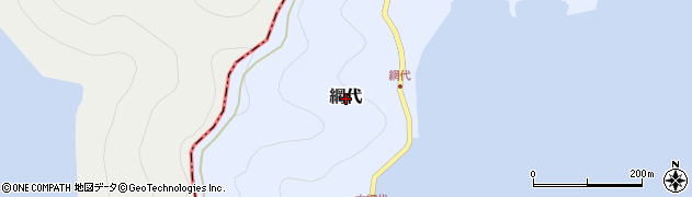 愛媛県愛南町（南宇和郡）網代周辺の地図