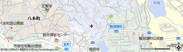 福岡県大牟田市平原町59周辺の地図