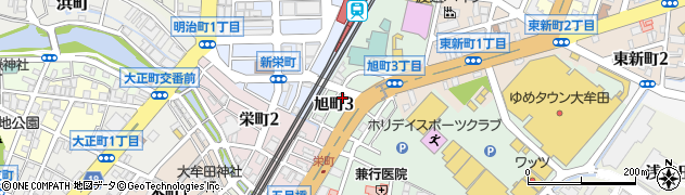 英検サクセス　大牟田教室・英語科周辺の地図