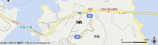 長崎県西海市大島町寺島周辺の地図