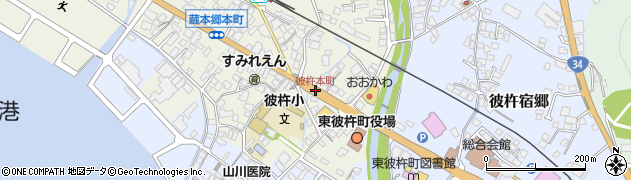 彼杵本町周辺の地図