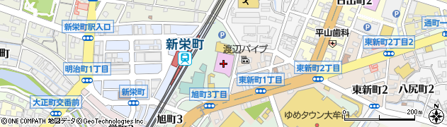 大牟田Ｊボウル周辺の地図