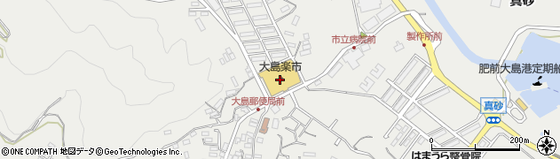 株式会社ナカヤマリフレッシュ長崎　大島楽市ショッピングセンター店周辺の地図