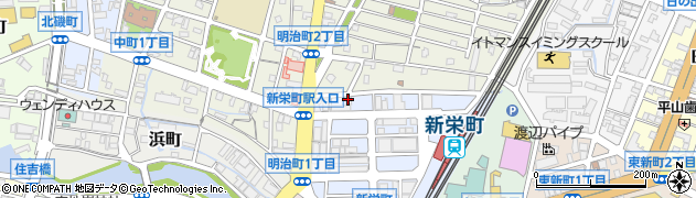 新栄町商店街振興組合周辺の地図