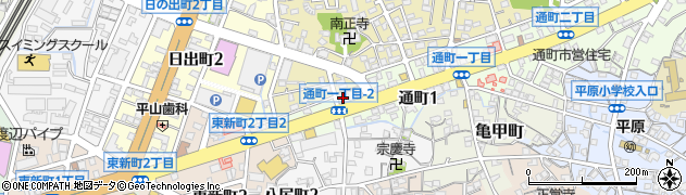 ａｐｏｌｌｏｓｔａｔｉｏｎ通町ＳＳ周辺の地図