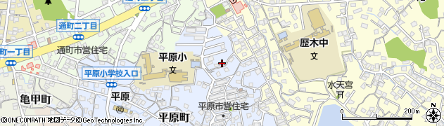 福岡県大牟田市平原町280周辺の地図