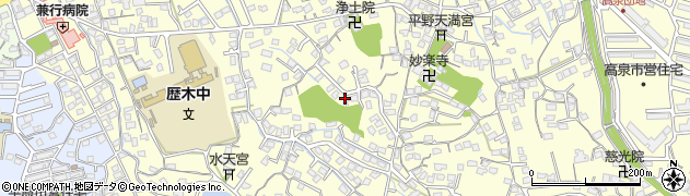 尻永団地公園周辺の地図