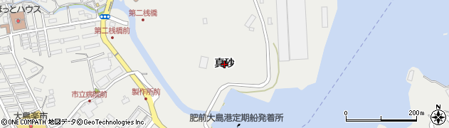 長崎県西海市大島町（真砂）周辺の地図