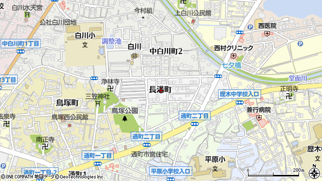 〒836-0804 福岡県大牟田市長溝町の地図