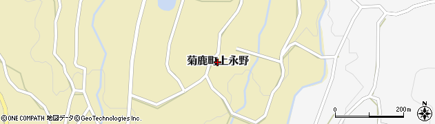 熊本県山鹿市菊鹿町上永野周辺の地図