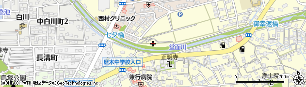 堂面川ふれあい公園周辺の地図