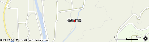 熊本県山鹿市菊鹿町長周辺の地図