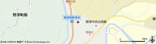 野津郵便局 ＡＴＭ周辺の地図