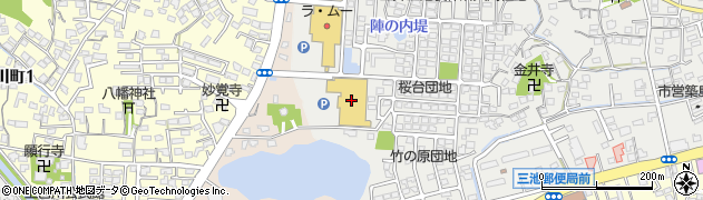 ホームセンターグッデイ大牟田店周辺の地図
